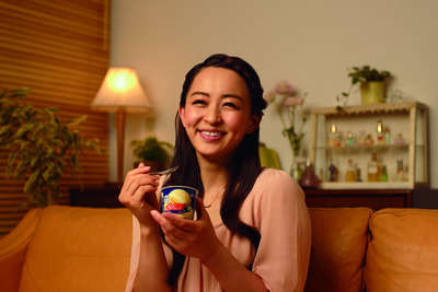低カロリーアイス、田中理恵さん起用「女性でも食べていいんだ」 画像