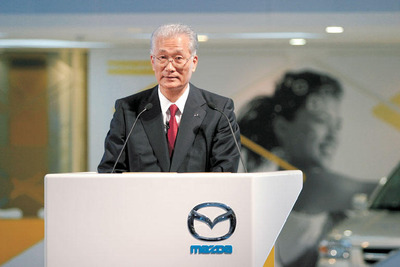 【東京モーターショー05】井巻マツダ社長「直噴をメインエンジンに」 画像