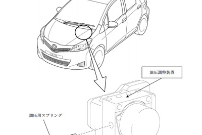 【リコール】トヨタ ヴィッツ など、ABSの油圧調整装置に不具合…3月下旬製造の1330台 画像