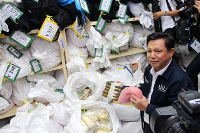 タイ　6か月で覚醒剤7000万錠、大麻19トン押収 画像