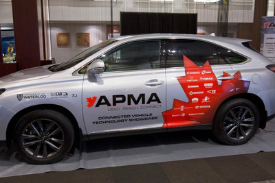 カナダ自動車部品工業会、レクサス RX350 ベースのコネクテッドカーを開発 画像