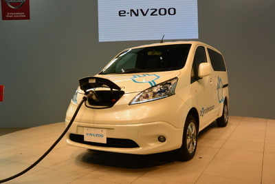 【日産 e-NV200 発表】ベース車との価格差は8万2000km超の走行で解消 画像