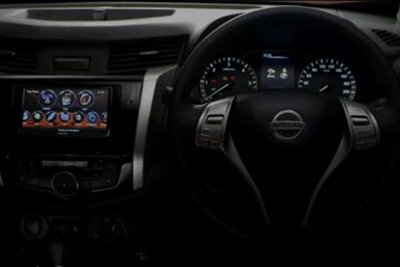 日産の新型ピックアップトラック、インテリアを予告 画像