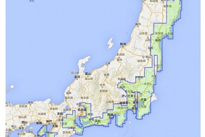 Googleマップ、太平洋側20県を更新…被災地復興の足跡を体感 画像