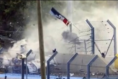 【ルマン24時間 2014】アウディの大事故、270km/hでクラッシュ直後の映像［動画］ 画像