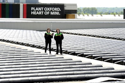 MINI の英工場、英国最大級のソーラー発電を導入 画像