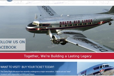 「デルタ航空博物館」がリニューアル、トラベルエアー6Bセダン機などを展示 画像