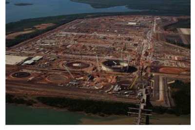 オーストラリア イクシス LNG プロジェクト、進捗率50%を達成…2016末の生産開始へ 画像