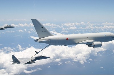 航空自衛隊、英国ショーに空中給油・輸送機「KC-767」を展示 画像