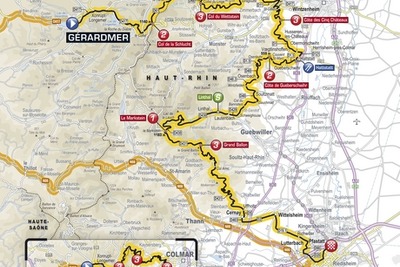 【ツール・ド・フランス14】第9ステージはいきなり2級山岳を上る起伏の多いコース 画像