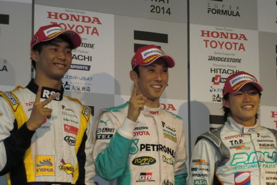 【スーパーフォーミュラ第3戦】20歳の平川と23歳の国本が表彰台獲得…王座争いも混戦に 画像