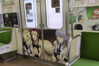 アニメ列車「京まふ号」運行スタート 京都国際マンガ・アニメフェアをアピール 画像
