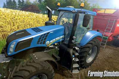 農場ゲーム『Farming Simulator 15』に登場するリアルな農機の姿 画像