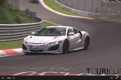 ホンダ NSX 次期型、独ニュルブルクリンク走行風景［動画］ 画像