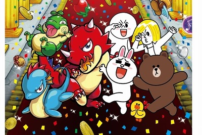 LINEとミクシィが手を組んだ…『モンスターストライク』でキャラが交歓 画像