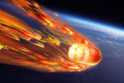 国際宇宙ステーション補給船『ATV』大気圏再突入、燃え尽きる様子を撮影予定 画像