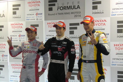 【スーパーフォーミュラ 第4戦】オリベイラがポール獲得…ルーキー野尻智紀が予選2位に躍進 画像