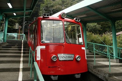 大山ケーブルカー、斜面補強工事で3日間運休へ 画像