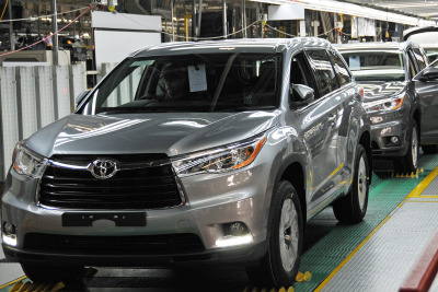 トヨタ、米インディアナ工場に1億ドル投資…SUVのハイランダー 増産へ 画像