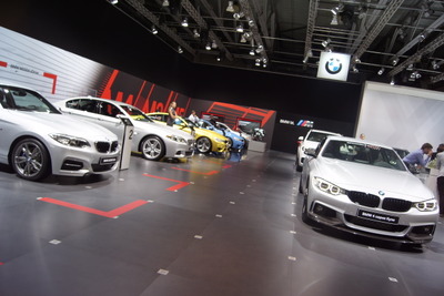 【モスクワモーターショー14】BMWグループ、ホール貸切でラインナップ一斉展示 画像