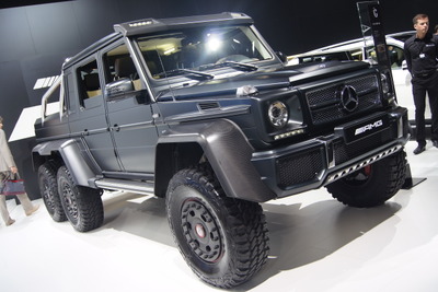 【モスクワモーターショー14】メルセデスベンツ G63 AMG 6×6にロシア人大興奮 画像