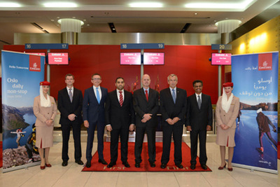 エミレーツ航空、ドバイ＝オスロ路線の運航開始…ノルウェー経済に好影響か 画像