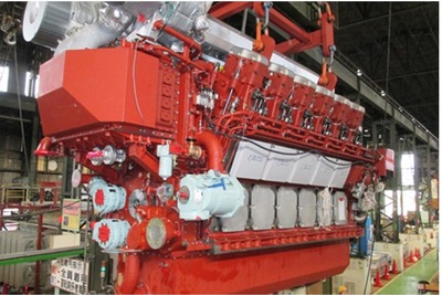 新潟原動機、舶用中速ディーゼルエンジン28AHXシリーズの高出力タイプを開発 画像