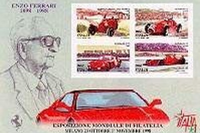 「つ、使えない……」イタリアでフェラーリ切手発行 画像
