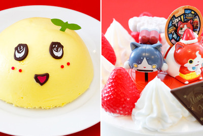 イオン、今年の二大注目キャラをクリスマスケーキに…10月1日予約開始 画像