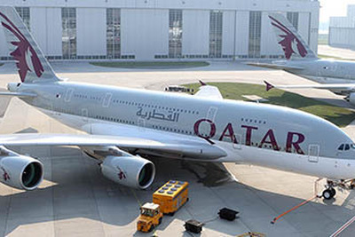 カタール航空、A380第1号機を受領…10月よりロンドン路線で運航開始へ 画像