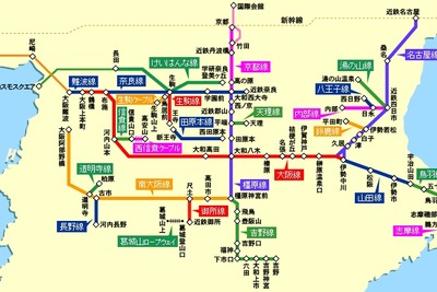 UQ、近鉄線のWiMAXエリア整備を完了 画像