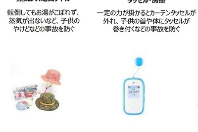 ママ注目…子どもの安全・事故防止のグッズを集めた見本市 画像