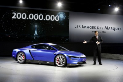 【パリモーターショー14】VWグループ、累計生産2億台を達成 画像