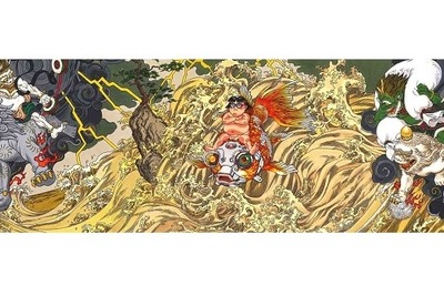 大友克洋作、古典をモチーフにした”巨大壁画” が仙台空港に 画像