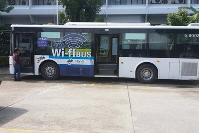 涼しい車内で快適Wi-Fi…バンコク都バス公社、2年越しで整備へ 画像