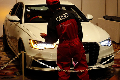 【Audi Twin Cup 2014 日本決勝】ホーンが鳴らない!? メカニックによる修理テストは白熱…世界大会出場者が決定 画像