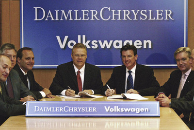 ダイムラークライスラー、VW向けミニバン生産で正式契約 画像