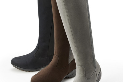 遠赤外線パワーであたたかい「光電子」を素材に使ったブーツ 画像