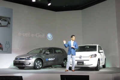 【VW e-up!/e-ゴルフ 発表】庄司社長「EVはマルチパワートレインの選択肢のひとつ」 画像