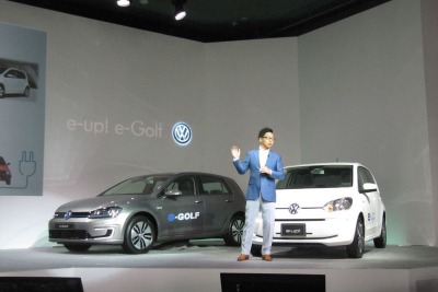 【VW e-up！／e-ゴルフ 発表】庄司社長「EVはマルチパワートレインの選択肢のひとつ」 画像