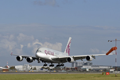 カタール航空、A380がドーハ＝ロンドン路線に就航…12月に同型機追加投入へ 画像