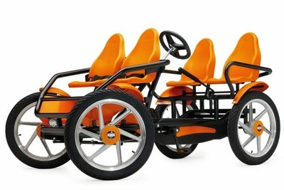バックもできる4人乗り自転車、54万円から 画像