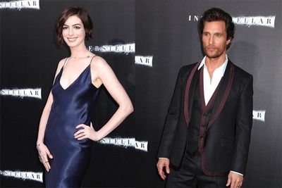 『インターステラー』プレミアに主演マシュー・マコノヒー＆アン・ハサウェイ 画像