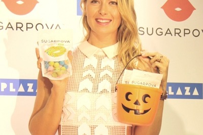 シャラポワが「シュガポワ」アピール 画像