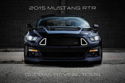 【SEMAショー14】フォード マスタング 新型、高性能な「RTR」を予告…表情見えた 画像
