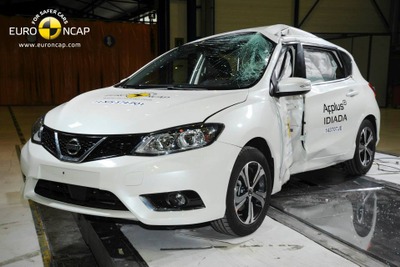 【ユーロNCAP】日産 パルサー 新型、最高の5つ星評価 画像