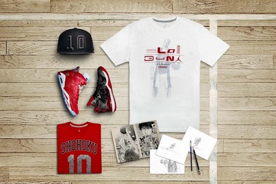 ジョーダンと桜木花道、伝説のプレーヤーがコラボ…ナイキ限定コレクション 画像