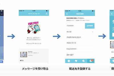 LINE友だちにプレゼントを贈れる「LINEギフト」…住所知らなくてもOK 画像