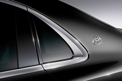【ロサンゼルスモーターショー14】復活の超高級車 マイバッハ、最新予告…燦然と輝くエンブレム 画像