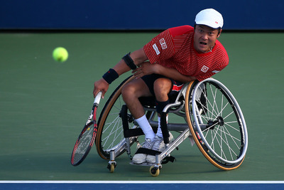 錦織圭選手のコーチ、マイケル・チャン…車いすテニス世界王者と夢対決 画像